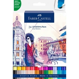 Faber-Castell Dual Marker Goldfaber Aqua 24er Set