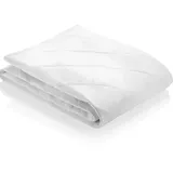 Matratzenschoner aus Baumwolle, 180 x 200 cm, – Hochwertiger Schutz & Komfort Woodek Design, Maschinenwaschbar bis 60°C weiß