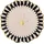 Partydeco Pappteller 23cm mit Spinne und Goldrand 6er Set - Partyteller Einwegteller plastikfrei - Partygeschirr Geburtstag Kindergeburtstag Halloween - Partydeko Tischdeko & Partyzubehör - Schwarz Ivory Gold