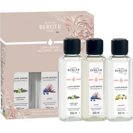 Maison Berger Katalytische Lampendüfte Light Flower – Liliflora – Lady Flower, 3 St.