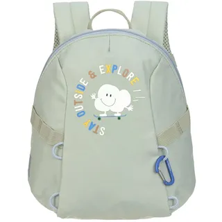 Lässig Kinderrucksack für Kita Kindertasche Krippenrucksack mit Brustgurt 3,5 Liter/Tiny Backpack Outdoor Cloud light khaki