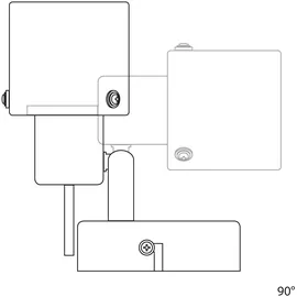 ledscom.de MIRAS 3-flg. weiß Stahl