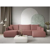 Fun Möbel Wohnlandschaft Sofa mit Schlaffunktion CALGARY Stoff Curio