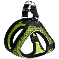 Hunter Hunde-Geschirr Hilo Comfort in limette & Größe S-M