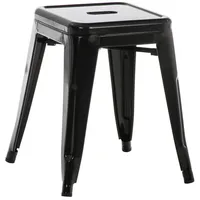 deluke Hocker FULDA 40 x 46 x 40 cm Schwarz