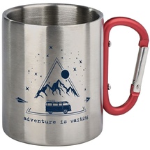 Moses moses. Fernweh Karabiner-Becher Adventure is waiting