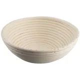 Zenker Gärkorb rund Ø27 cm – Gärkörbchen aus natürlichem Rattan für selbstgemachtes Brot – Versorgt Teig mit Sauerstoff für lockere und luftige Brote