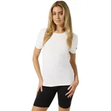 super.natural Damen Casual Bio Cotton T-Shirt (Größe M, weiss)