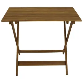 DEGAMO Bahia Gartentisch 90 x 60 x 73,5 cm Braun