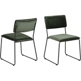 AC Design Furniture Carryhome Stuhl, Waldgrün, Textil, Rundrohr, 50x80x53.5 cm Stoffauswahl, Esszimmer, Stühle, Esszimmerstühle