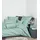 JANINE Colors 31001 rauchgrün 135 x 200 cm + 80 x 80 cm