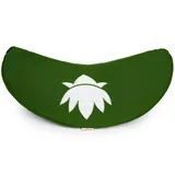 yogabox Yogakissen Halbmond Basic Lotus Stick weiß - olivgrün 40 x 17 12,0 cm 1 St