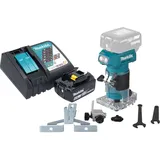 Makita DRT 52 RG1 Akku Kantenfräse 18 V 6 mm Brushless + 1x Akku 6,0 Ah + Ladegerät