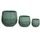 Decoris Blumentopfset 8-15 cm Petrol
