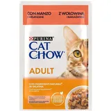 Purina Cat Chow Adult Rindfleisch mit Aubergine 85g Sachet