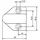 ASSA ABLOY effeff Kabelübergang Messing 30cm 10318 lang