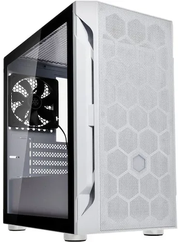 Silverstone Fara H1M-Gehäuse (SST-FAH1MW-G) (mATX, Mini-ITX, Mini-DTX), PC Gehäuse, Weiss