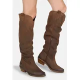 felmini wide fit Stiefel in Braun 36