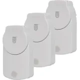 Unitec Smart-Home-Steckdose Weiß 3 St.