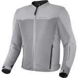 SHIMA OPENAIR Motorradjacke Herren - Leichte, Atmungsaktive Sommer Mesh Motorcycle Stadt Textiljacke Männer mit CE Schulter Ellbogen und Rückenprotektoren, Breitenverstellung (Grau, M)