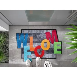 Wash+Dry Crazy Welcome 60 x 85 cm Mehrfarbig