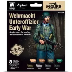 VALLEJO 770246 Farb-Set Wehrmacht Unteroffizier, früh