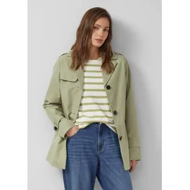 s.Oliver Wasserabweisender Trenchcoat im Slim Fit - grün - 32