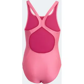 adidas 3 Stripes C-back Badeanzug Lucid Pink/White 164