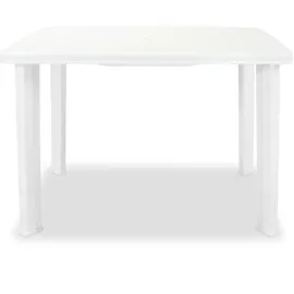 vidaXL Gartentisch 101 x 68 x 72 cm weiß
