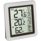 TFA Dostmann 30.3065.02 Info Funk-Thermometer inkl. Außensender (weiß mit Batterien)