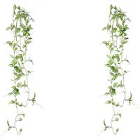 Creativ green Kunstranke CREATIV GREEN "Tradescantia-Hänger", grün (grün, weiß), B:15cm H:102cm T:9cm, Polyester, Kunstpflanzen