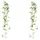 Creativ green Kunstranke CREATIV GREEN "Tradescantia-Hänger", grün (grün, weiß), B:15cm H:102cm T:9cm, Polyester, Kunstpflanzen