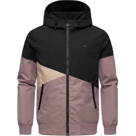 Ragwear Outdoorjacke »Outdoorjacke Renad«, mit Kapuze, Ultraleichte wasserdichte Herren Übergangsjacke mit Kapuze, schwarz