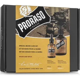 Proraso Wood and Spice Geschenkset (für den Bart) für Herren