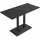 360Home Esszimmertisch 60 x 75 x 60 cm schwarz