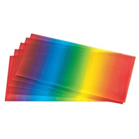 VBS Transparentpapier Regenbogen, 5 Bogen