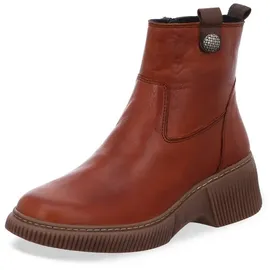 Gemini Damen Stiefelette braun|silberfarben 37 EU