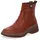 Gemini Damen Stiefelette braun|silberfarben 37 EU