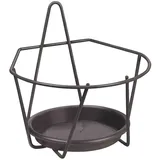 H.G Wand-Blumentopfhalter grau Ø 16 cm