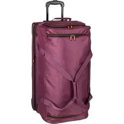 travelite Basics Trolley Reisetasche L  in Bordeaux (98 Liter), Reisetasche mit Rollen