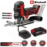 Einhell Akku-Gartenpumpe Professional Stichsäge TP-JST 18/135 Li BL 18V Akku 2.5 Ah Ladegerät