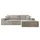 Selsey Eckcouch Cordbezug 2-Sitzer Beige