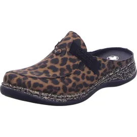 Rieker Damen 46393 Clogs, Mehrfarbig, 37 EU