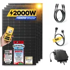 Balkonkraftwerk 2000W/800W Solaranlage Steckerfertig WIFI Komplettset Photovoltaik Anlage 800W, Kabellänge: 5m