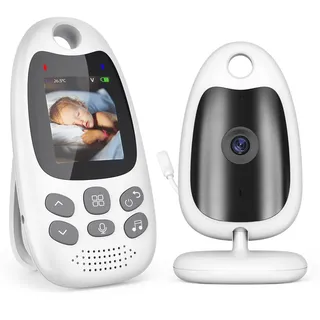 BOIFUN Babyphone mit Kamera Tragbares Vox-Funktion Temperatursensor Nachtsicht-Video-Babyfon 2,4 Ghz, Intelligentes Standby Baby monitor Gegensprechanlage