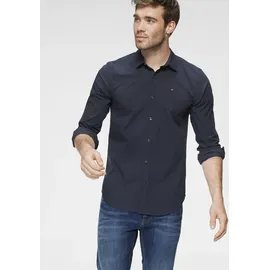 Tommy Hilfiger Original Stretch Slim Fit Langarmhemd Black Iris XL