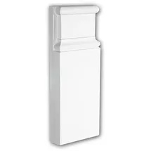 Profhome Zierelement Türumrandung PROFHOME Weiß 2 St. 25 x 9,5 x 3,1 cm