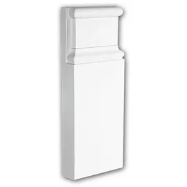 Profhome Zierelement Türumrandung PROFHOME Weiß 2 St. 25 x 9,5 x 3,1 cm