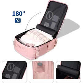 TECH-PROTECT Reiserucksack mit Platz für einen Laptop, 20l, Tech-Protect Defender S50, Rosa