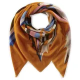 Codello Dreieckstuch Codello Damen XL-Tuch im Retro-Design Farbe orange orange